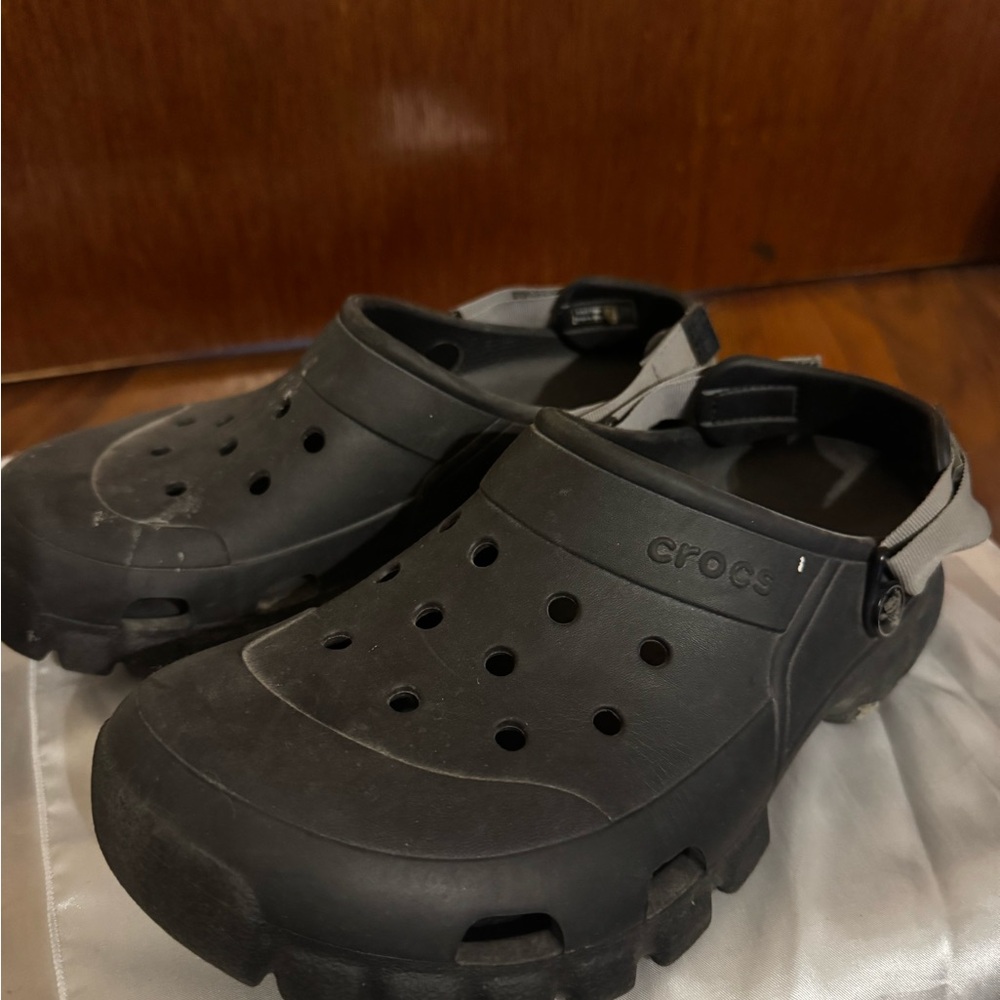 CROCS Black Rugged Sole Footwear